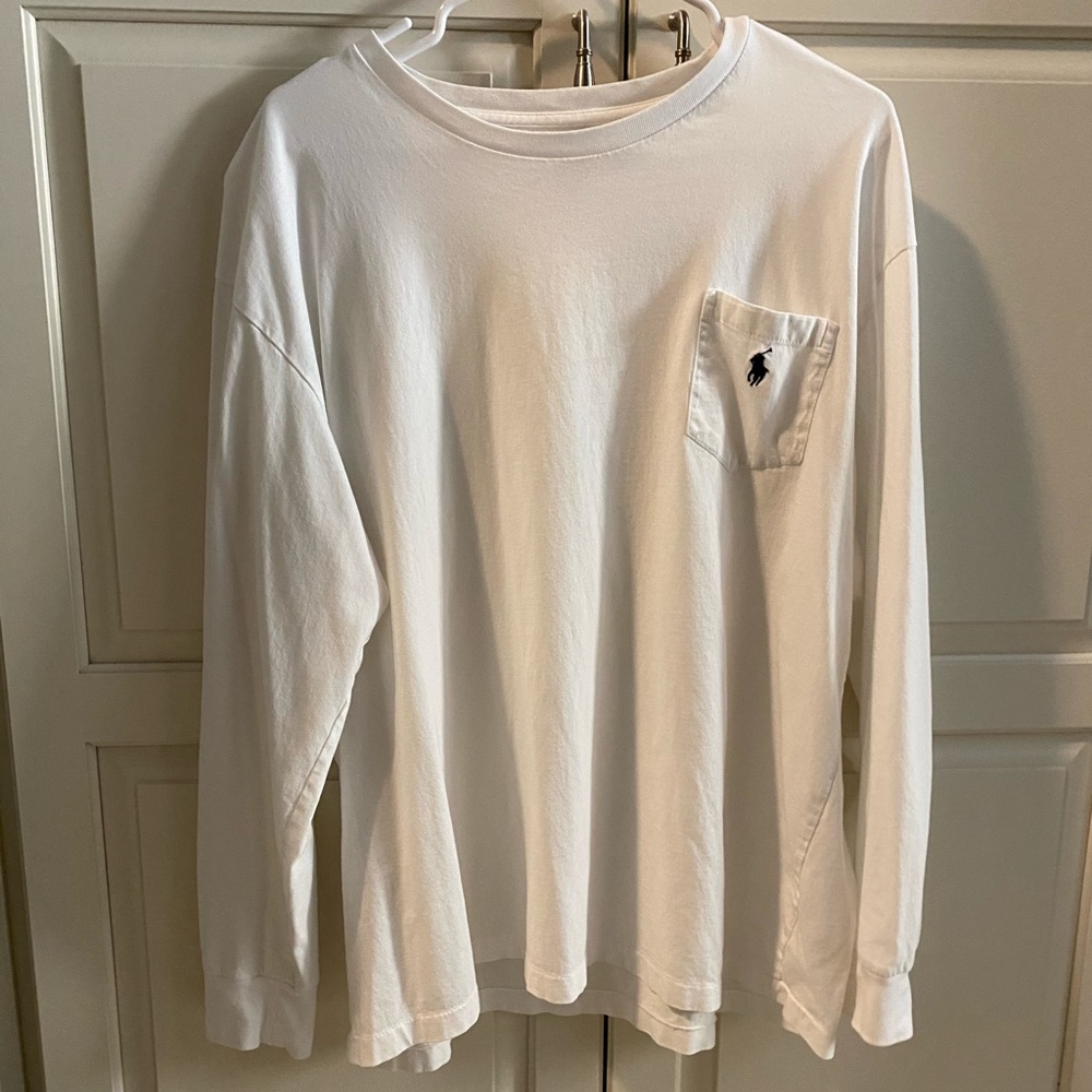 Men’s long sleeve polo tee